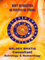 Don’t Be Negative-Be Positive Be Strong