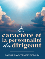 Le Caractère et la Personnalité du Dirigeant