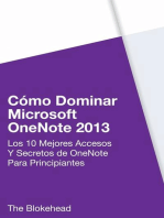 Cómo dominar Microsoft OneNote 2013 : Los 10 mejores accesos y secretos de OneNote para principiantes