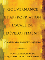 Gouvernance et appropriation locale du développement: Au-delà des modèles importés