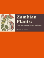 Zambian Plants: Their Vernacular Names and Uses