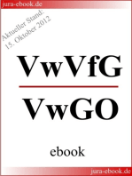 VwVfG und VwGO: Gesetzestexte zum Verwaltungsrecht
