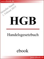 HGB - Handelsgesetzbuch - Aktueller Stand