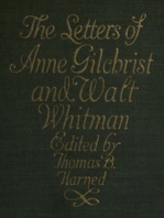 The Letters of Anne Gilchrist and Walt Whitman