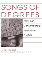 Songs of Degrees: Essays on Contemporary Poetry and Poetics