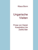 Ungarische Visiten: Prosa von Dezsö Kosztolányi bis Zsófia Bán