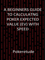A Beginners Guide to Calculating Poker Expected Values (EV) with Speed