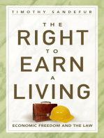 The Right to Earn a Living: Economic Freedom and the Law