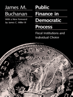 Public Finance in Democratic Process: Fiscal Institutions and Individual Choice