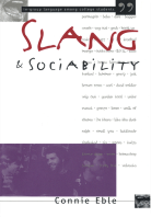 Slang and Sociability