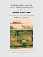Tradition, Treme, and the New Orleans Renaissance: Lolis Eric Elie interviewed by Sara B. Franklin: An article from Southern Cultures 18:2, Summer 2012: The Special Issue on Food