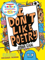 I Don't Like Poetry: By the winner of the Laugh Out Loud Award. ‘Wonderful and imaginative’ The Times