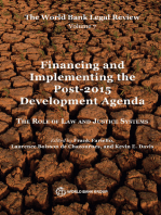 The World Bank Legal Review, Volume 7  Financing and Implementing the Post-2015 Development Agenda