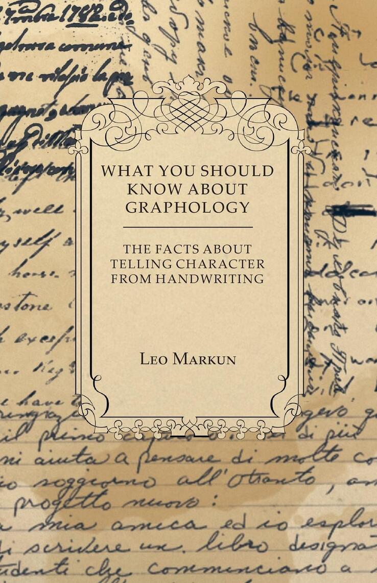 What You Should Know About Graphology - The Facts About Telling ...