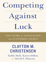 Competing Against Luck: The Story of Innovation and Customer Choice