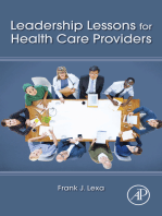 Leadership Lessons for Health Care Providers