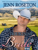 His Troublesome Bride (BBW Western Romance – Millionaire Cowboys 5)