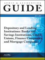 Audit and Accounting Guide Depository and Lending Institutions