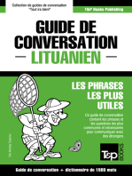 Guide de conversation Français-Lituanien et dictionnaire concis de 1500 mots
