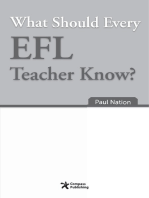 What Should Every EFL Teacher Know?: Teacher Development