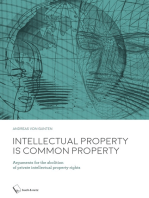 Intellectual Property is Common Property: Arguments for the abolition of private intellectual property rights