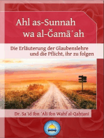 Ahl as-Sunnah wa al-Ğamāʿah: Die Erläuterung der Glaubenslehre und die Pflicht, ihr zu folgen