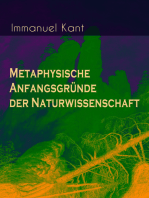 Metaphysische Anfangsgründe der Naturwissenschaft: Phoronomie + Dynamik + Mechanik + Phänomenologie