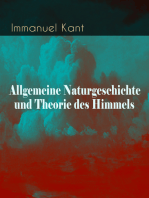 Allgemeine Naturgeschichte und Theorie des Himmels: Struktur des Kosmos: Versuch von der Verfassung und dem mechanischen Ursprunge des ganzen Weltgebäudes, nach Newtonischen Grundsätzen abgehandelt