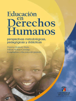 Educación en derechos humanos: Perspectivas metodológicas, pedagógicas y didácticas