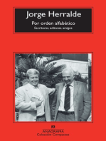 Por orden alfabético: Escritores, editores, amigos