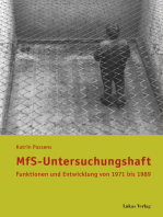 MfS-Untersuchungshaft: Funktionen und Entwicklung von 1971 bis 1989