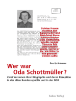Wer war Oda Schottmüller?: Zwei Versionen ihrer Biographie und deren Rezeption in der alten Bundesrepublik und in der DDR