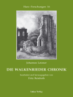 Die Walkenrieder Chronik: Chronica und historische Beschreibung des löblichen und weltberümbten keyserlichen freien Stiffts und Closters Walckenrieth (1598)