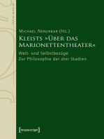 Kleists »Über das Marionettentheater«: Welt- und Selbstbezüge: Zur Philosophie der drei Stadien