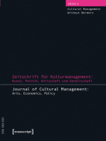 Zeitschrift für Kulturmanagement: Kunst, Politik, Wirtschaft und Gesellschaft: Jg. 2, Heft 1: Cultural Management Without Borders