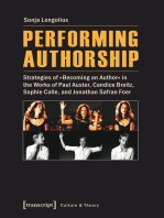 Performing Authorship: Strategies of »Becoming an Author« in the Works of Paul Auster, Candice Breitz, Sophie Calle, and Jonathan Safran Foer