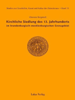 Studien zur Geschichte, Kunst und Kultur der Zisterzienser / Kirchliche Siedlung des 13. Jahrhunderts im brandenburgisch-mecklenburgischen Grenzgebiet