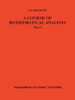 A Course of Mathematical Analysis: International Series of Monographs on Pure and Applied Mathematics