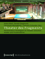 Theater des Fragments: Performative Strategien im Theater zwischen Antike und Postmoderne