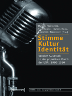 Stimme, Kultur, Identität: Vokaler Ausdruck in der populären Musik der USA, 1900-1960