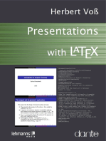 Presentations with LaTeX: Which package, which command, which syntax?