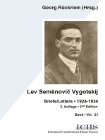 Lev Lemenovic Vygotskij: Briefe /Letters • 1924-1934