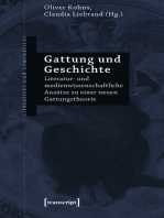 Gattung und Geschichte: Literatur- und medienwissenschaftliche Ansätze zu einer neuen Gattungstheorie