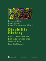 Disability History: Konstruktionen von Behinderung in der Geschichte. Eine Einführung
