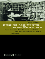 Weibliche Arbeitswelten in der Wissenschaft: Frauen an der Preußischen Akademie der Wissenschaften zu Berlin 1890-1945