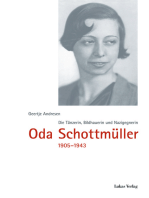 Die Tänzerin, Bildhauerin und Nazigegnerin Oda Schottmüller (1905-1943)