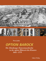 Option Barock: Die Altenberger Zisterzienserkirche in der späten Blütezeit des Klosters 1643–1779