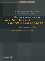 Kontroversen als Schlüssel zur Wissenschaft?: Wissenskulturen in sprachlicher Interaktion