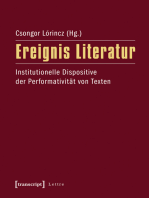 Ereignis Literatur: Institutionelle Dispositive der Performativität von Texten