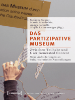 Das partizipative Museum: Zwischen Teilhabe und User Generated Content. Neue Anforderungen an kulturhistorische Ausstellungen